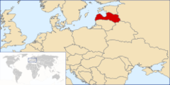 Letland op de kaart