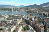 Luchtfoto van Genève