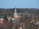 Nunspeet met uitzicht op Dorpskerk