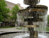 Tampere, Finland, fontein Tammelantori