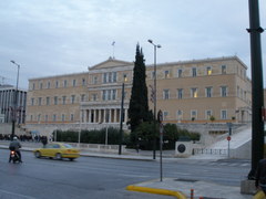 Parlementsgebouw in Athene