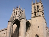 Saint Pierre Cathedral in Montpellier, Frankrijk.