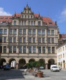 Nieuwe stadhuis in het centrum van Görlitz in Duitsland