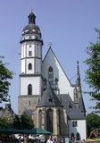 St. Thomas Church van Leipzig, Duitsland.