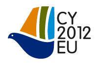 Logo Cypriotisch voorzitterschap: CY2012EU