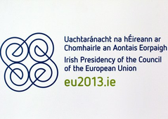 Logo Iers voorzitterschap Europese Unie 1e helft 2013