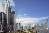 Skyline van Panama-stad in Panama