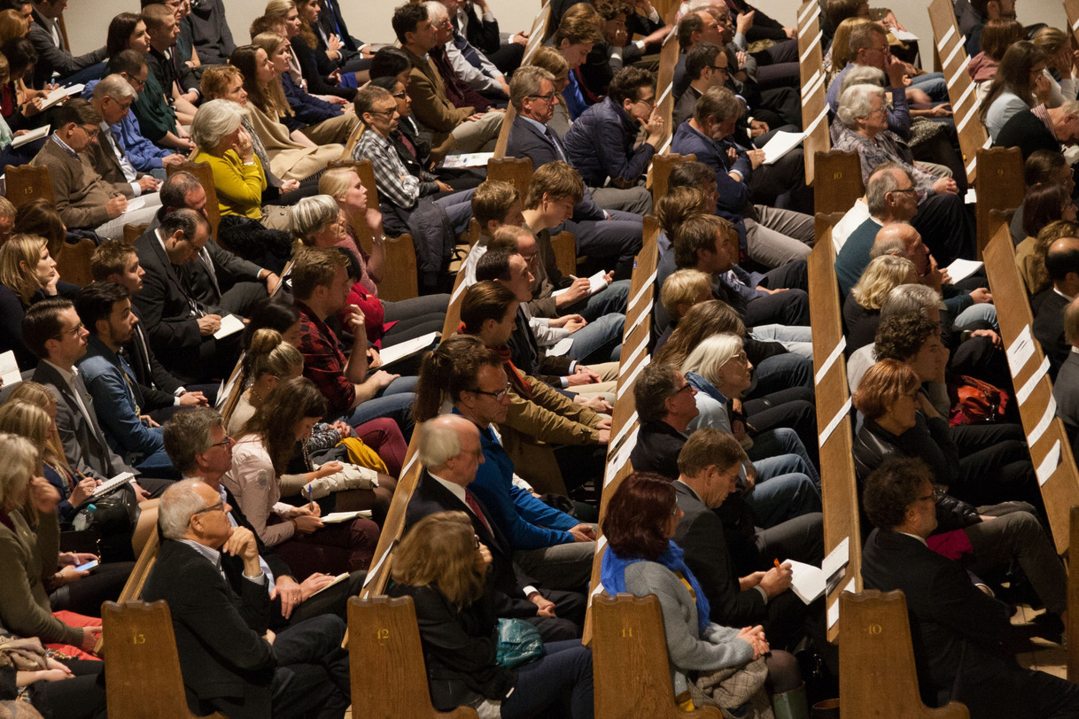 Europe Lecture 2014: audience at the Kloosterkerk