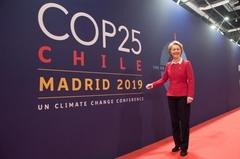 Ursula von der Leyen bij klimaatconferentie Madrid